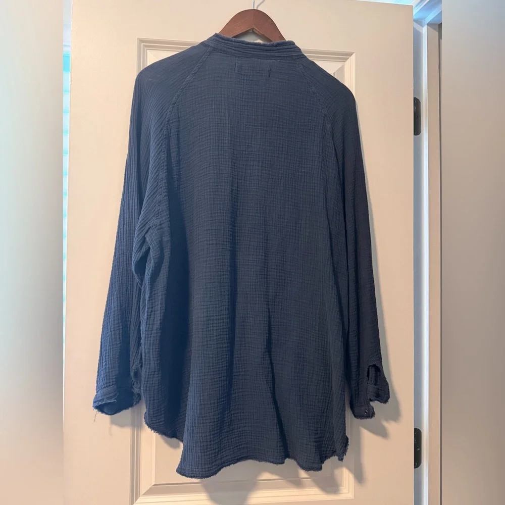 Free People Oversized Button Down - Picture 3 of 4